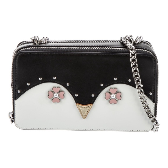 kate spade Handbags - SOLD………Kate Spade Frosty Penguin Double Zip Leather Convertible Shoulder